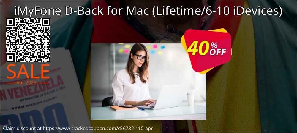 iMyFone D-Back for Mac - Lifetime/6-10 iDevices  coupon on National Walking Day sales