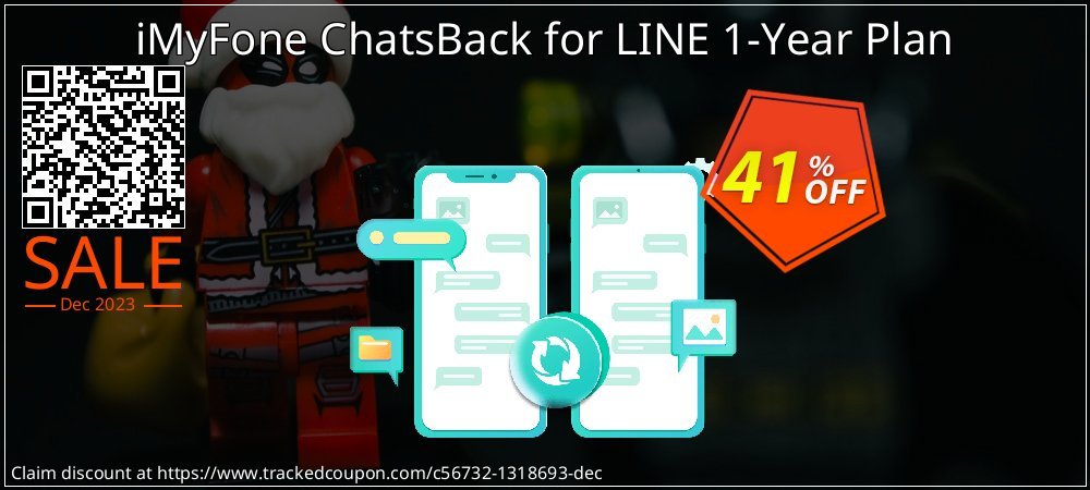 iMyFone ChatsBack for LINE 1-Year Plan coupon on Hug Day sales
