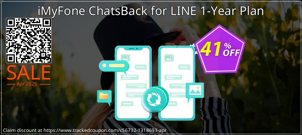 iMyFone ChatsBack for LINE 1-Year Plan coupon on Easter Day offer