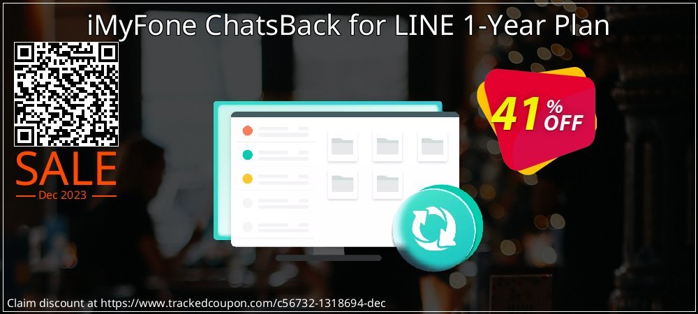 iMyFone ChatsBack for LINE 1-Year Plan coupon on National Smile Day offering discount