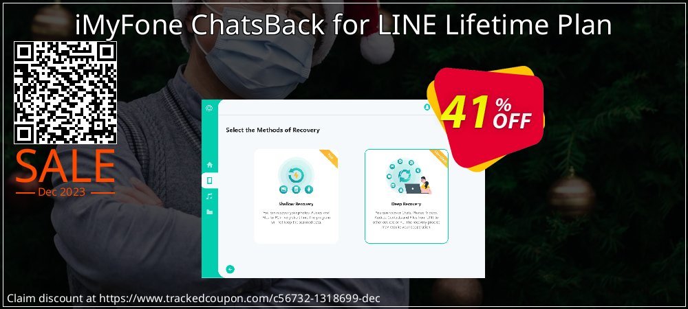 iMyFone ChatsBack for LINE Lifetime Plan coupon on All Hallows' evening offering sales