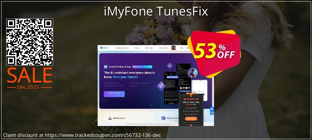 iMyFone TunesFix coupon on Native American Day offering discount