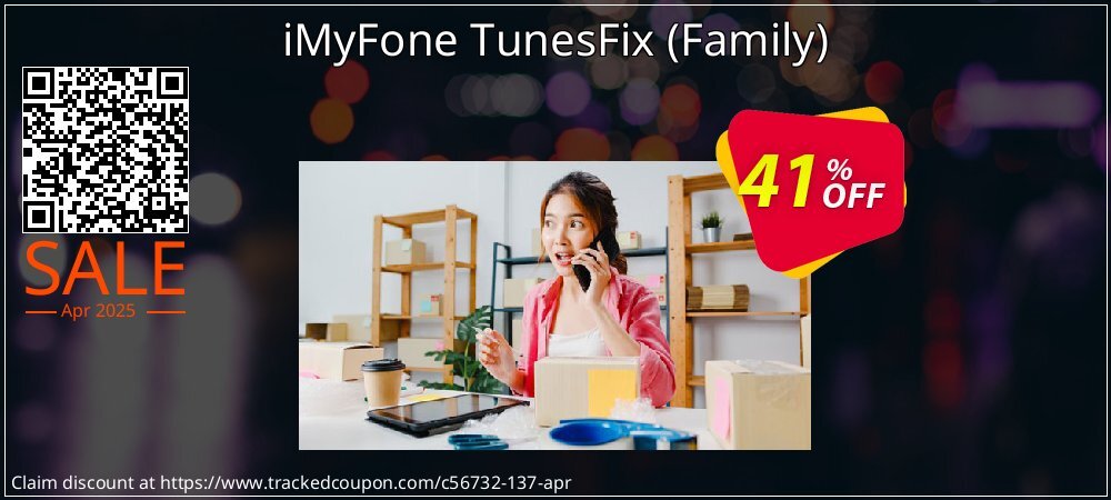 iMyFone TunesFix - Family  coupon on April Fools' Day sales