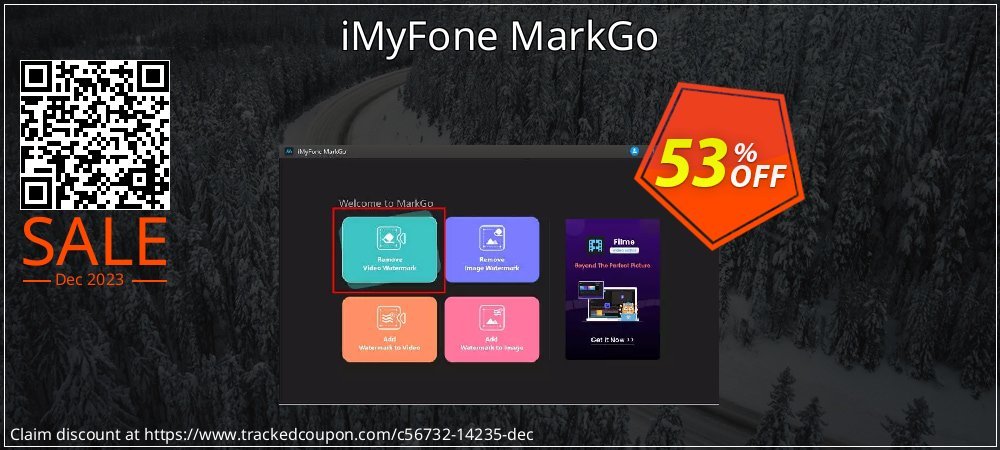 iMyFone MarkGo coupon on National Walking Day offering discount
