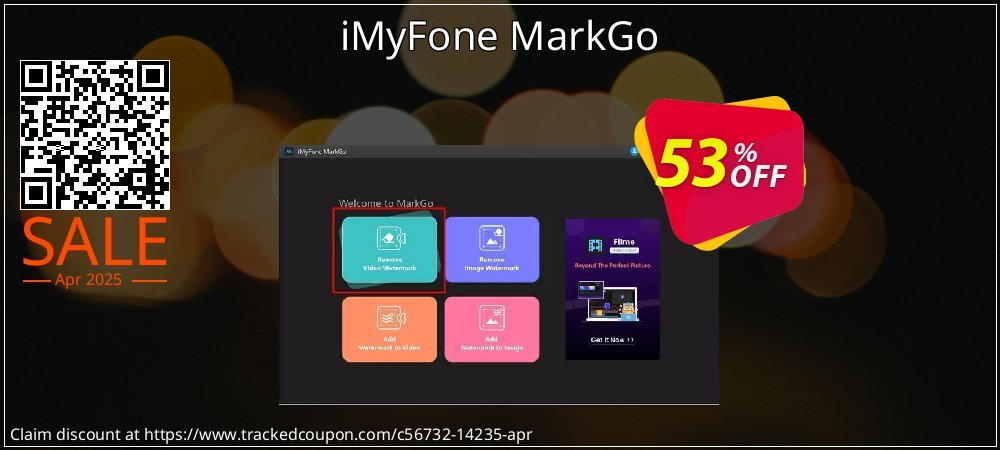 iMyFone MarkGo coupon on National Walking Day offering discount