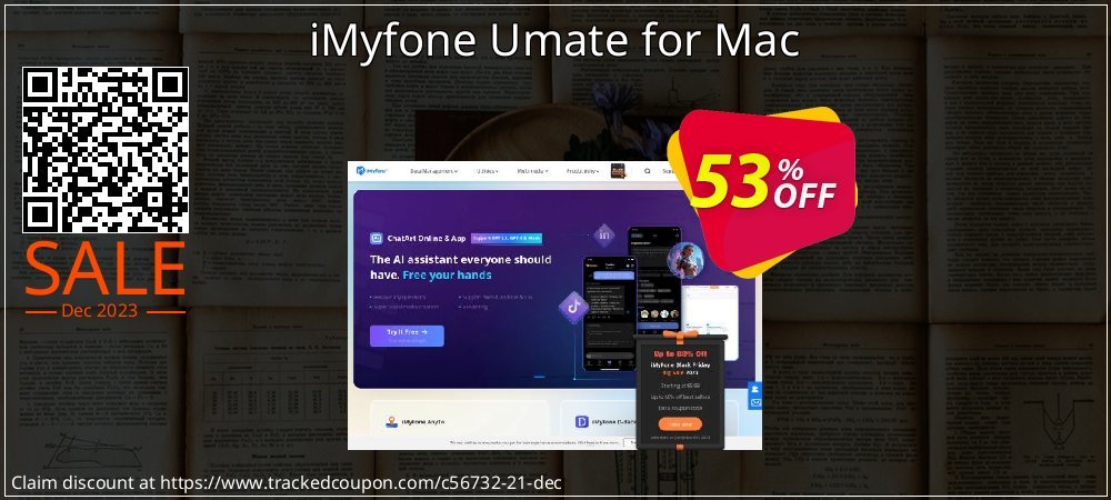 iMyfone Umate for Mac coupon on World Party Day deals