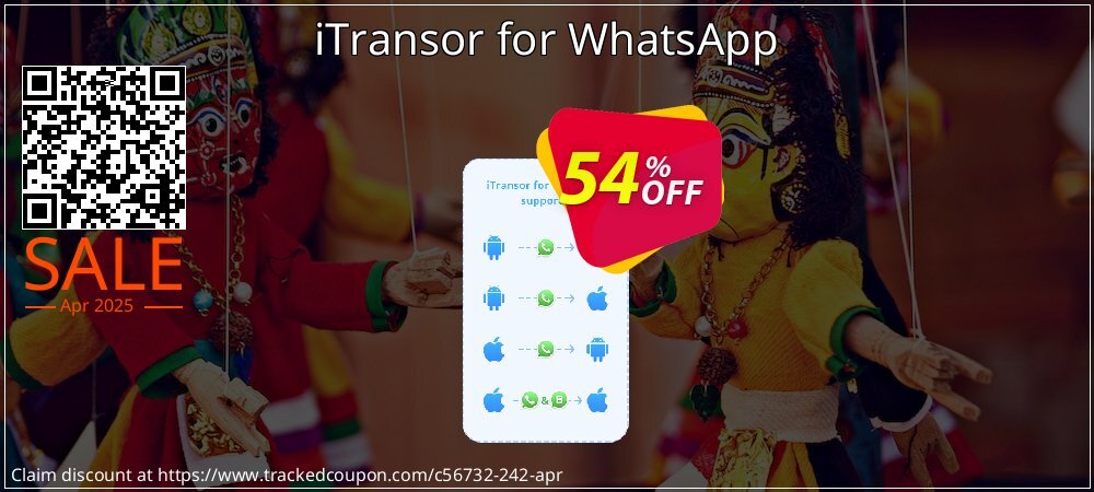 iTransor for WhatsApp coupon on April Fools Day offering sales