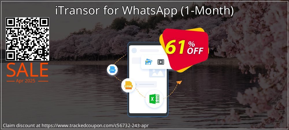 iTransor for WhatsApp - 1-Month  coupon on Easter Day discounts