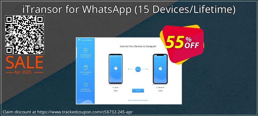 iTransor for WhatsApp - 15 Devices/Lifetime  coupon on Mother Day deals