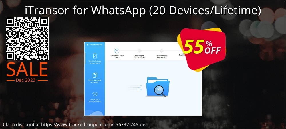 iTransor for WhatsApp - 20 Devices/Lifetime  coupon on Graduation 2023 offer
