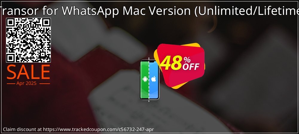 iTransor for WhatsApp Mac Version - Unlimited/Lifetime  coupon on April Fools' Day offer