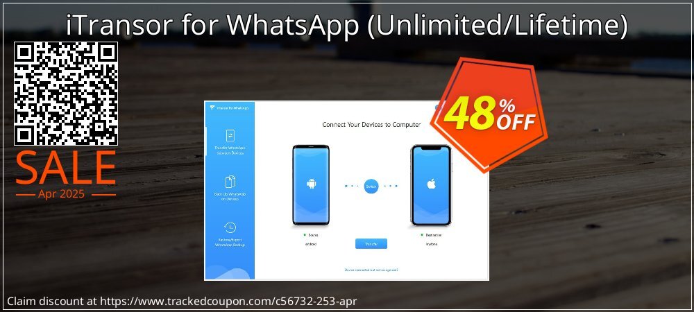 iTransor for WhatsApp - Unlimited/Lifetime  coupon on Easter Day promotions