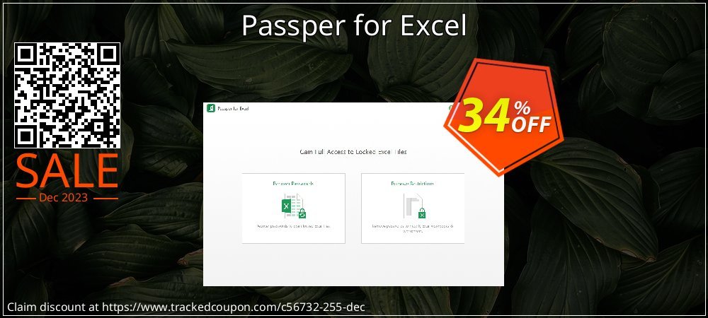 Passper for Excel coupon on National Savings Day discounts
