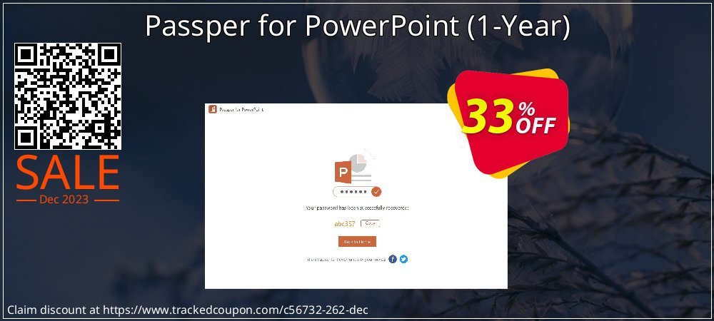 Passper for PowerPoint - 1-Year  coupon on World Smile Day offering sales
