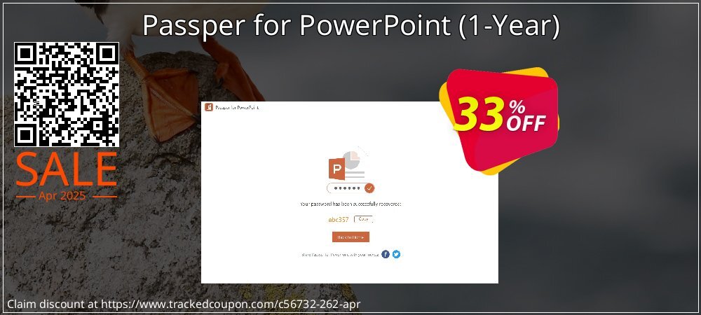 Passper for PowerPoint - 1-Year  coupon on April Fools Day discounts