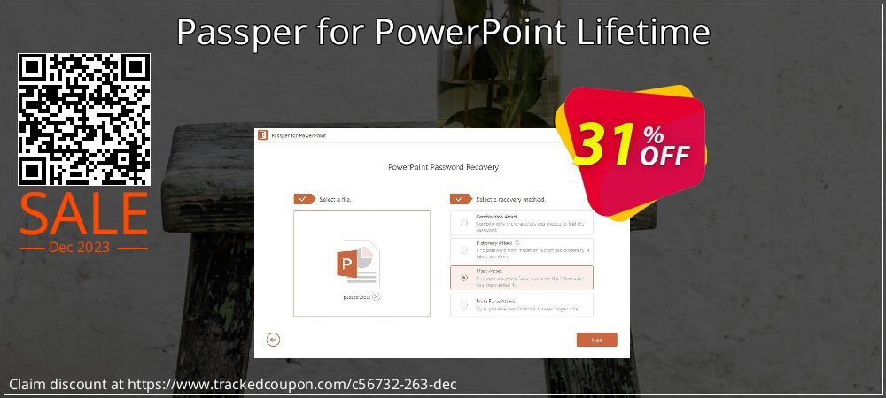 Claim 31% OFF Passper for PowerPoint Lifetime Coupon discount July, 2020