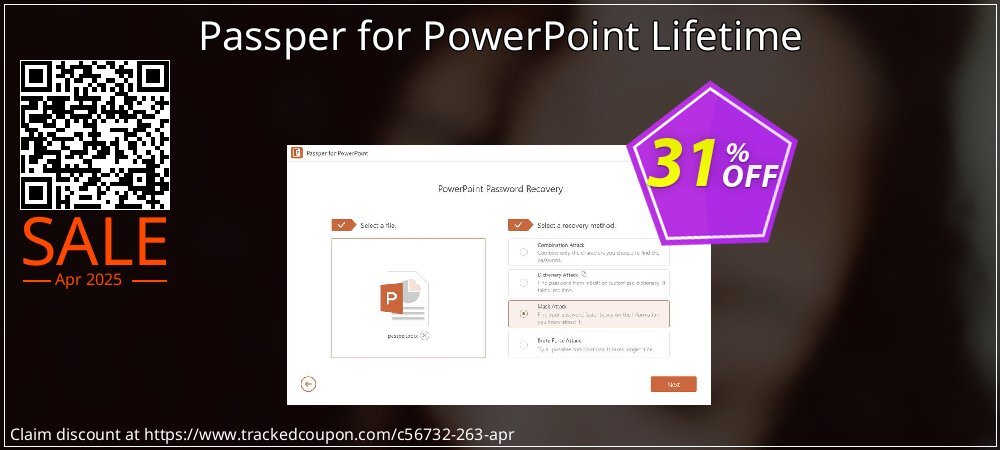 Passper for PowerPoint Lifetime coupon on Easter Day sales