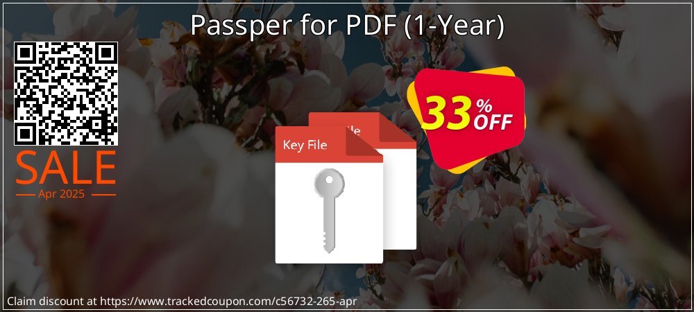 Passper for PDF - 1-Year  coupon on National Walking Day offer