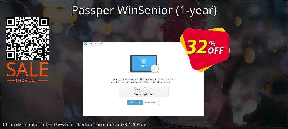 Passper WinSenior - 1-year  coupon on Navy Day offer