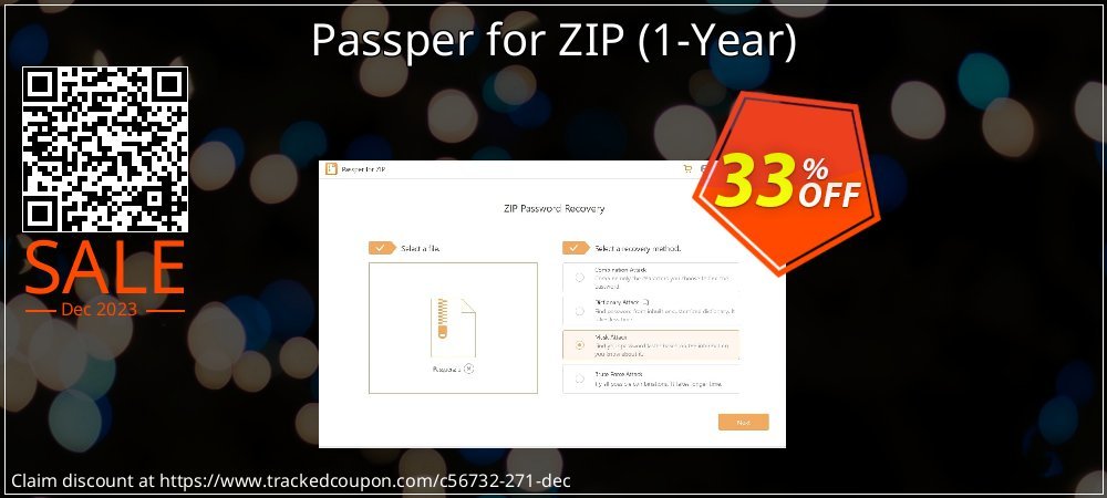 Passper for ZIP - 1-Year  coupon on Lover's Day super sale
