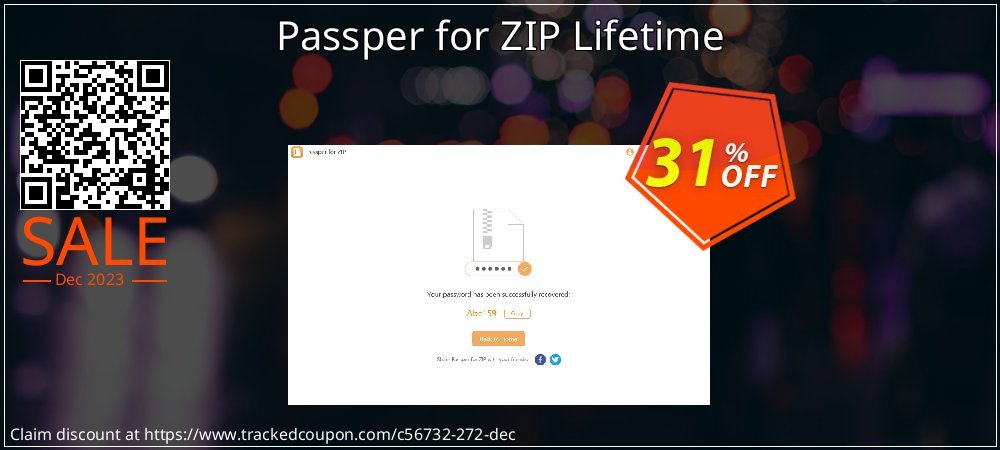 Passper for ZIP Lifetime coupon on Native American Day offering sales