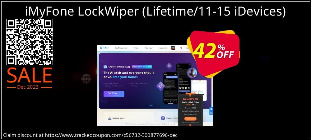 iMyFone LockWiper - Lifetime/11-15 iDevices  coupon on World Smile Day offering sales