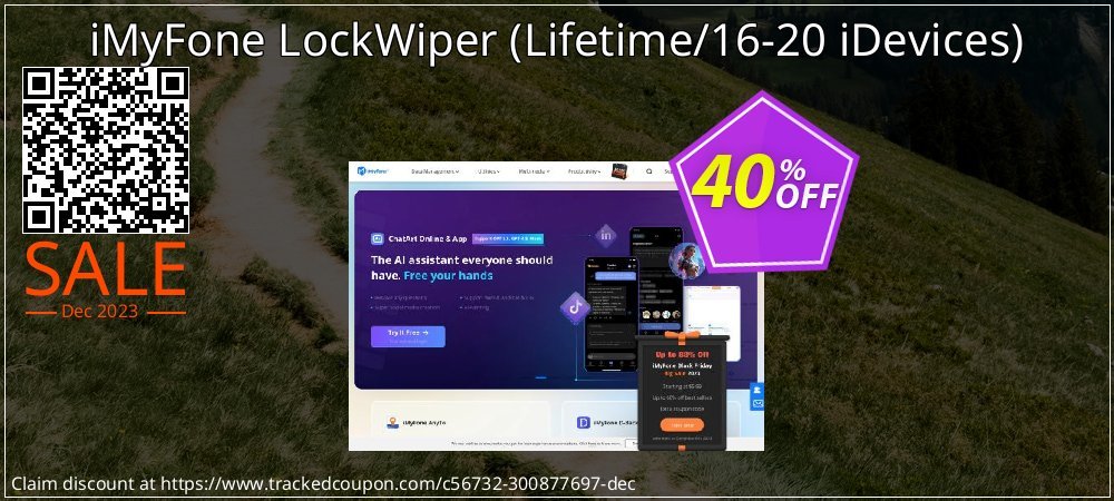 iMyFone LockWiper - Lifetime/16-20 iDevices  coupon on Halloween super sale
