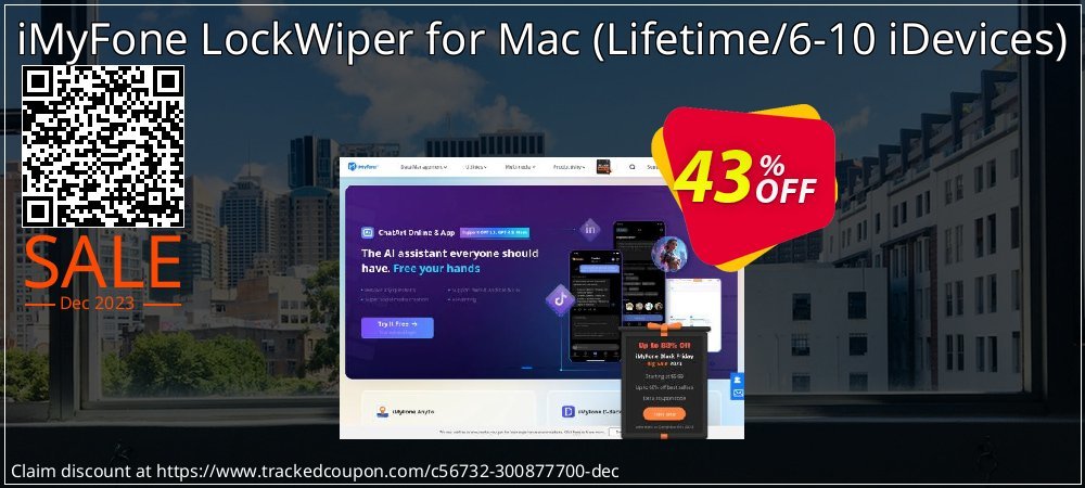 iMyFone LockWiper for Mac - Lifetime/6-10 iDevices  coupon on National Savings Day sales