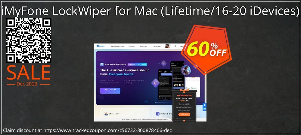 iMyFone LockWiper for Mac - Lifetime/16-20 iDevices  coupon on Navy Day offering discount