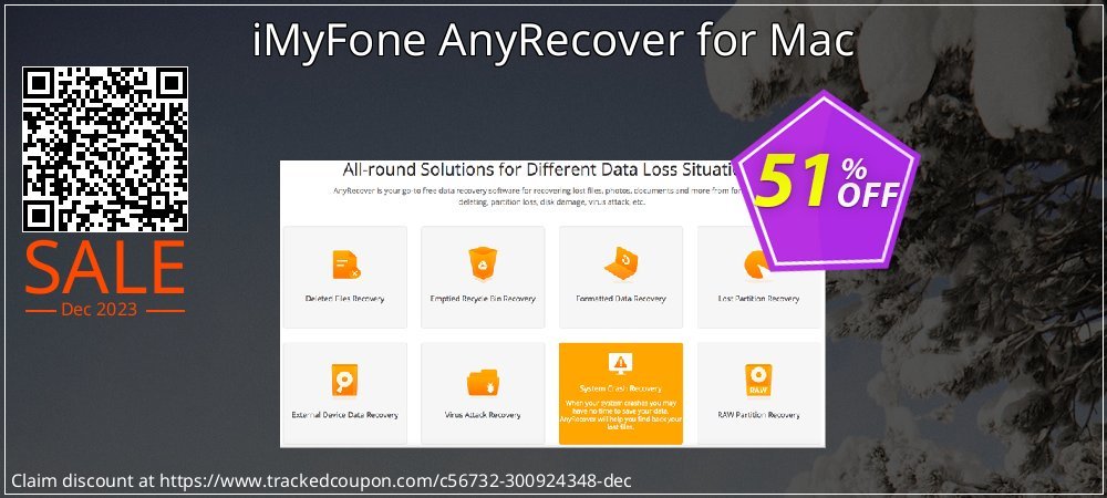 iMyFone AnyRecover for Mac coupon on Halloween deals