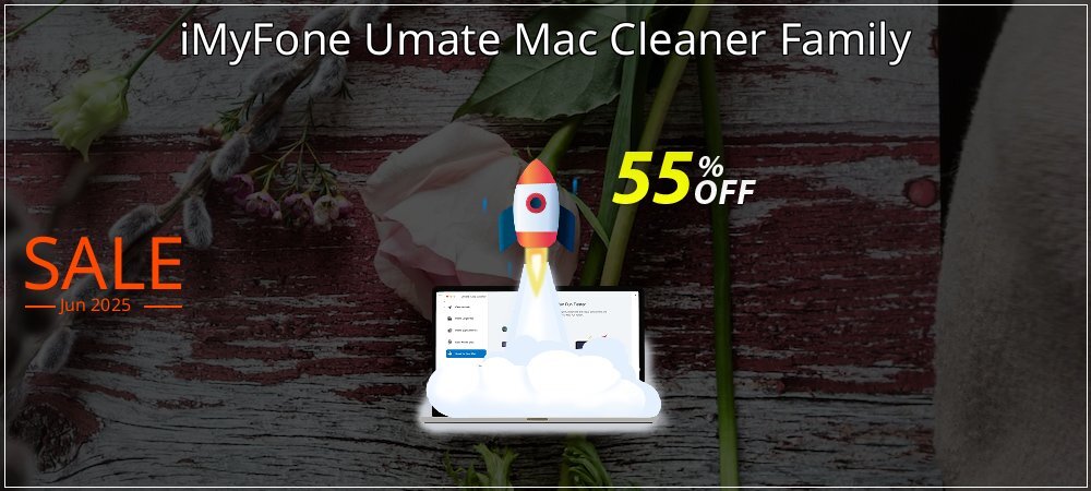 iMyFone Umate Mac Cleaner Family coupon on Easter Day deals