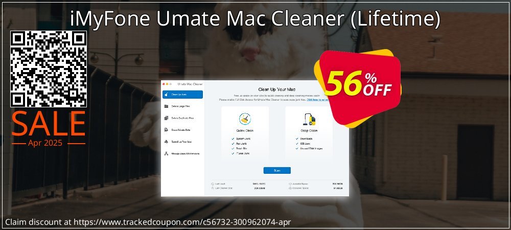 iMyFone Umate Mac Cleaner - Lifetime  coupon on April Fools' Day deals