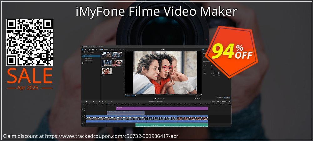 iMyFone Filme Video Maker coupon on April Fools' Day sales