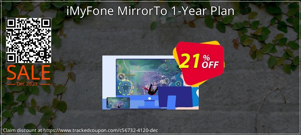 iMyFone MirrorTo 1-Year Plan coupon on ​Coffee Day offer