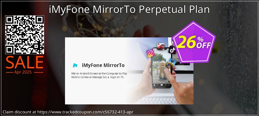 iMyFone MirrorTo Perpetual Plan coupon on Easter Day super sale