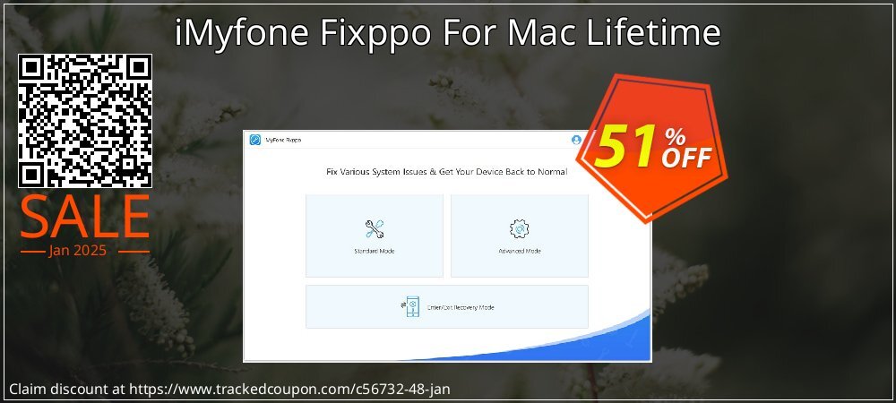 iMyfone Fixppo For Mac Lifetime coupon on Easter Day deals