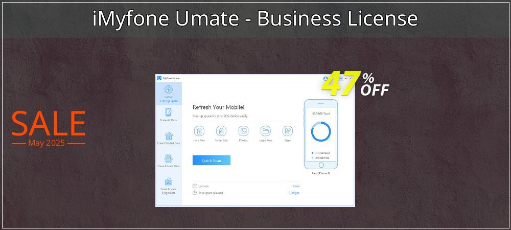 iMyfone Umate - Business License coupon on April Fools' Day super sale