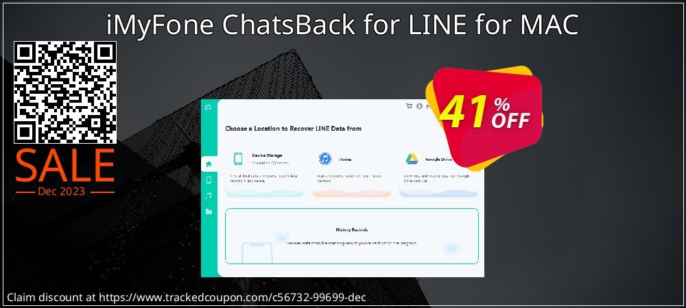 iMyFone ChatsBack for LINE for MAC coupon on Tell a Lie Day offering discount