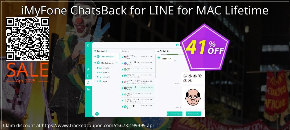 iMyFone ChatsBack for LINE for MAC Lifetime coupon on Tell a Lie Day discounts