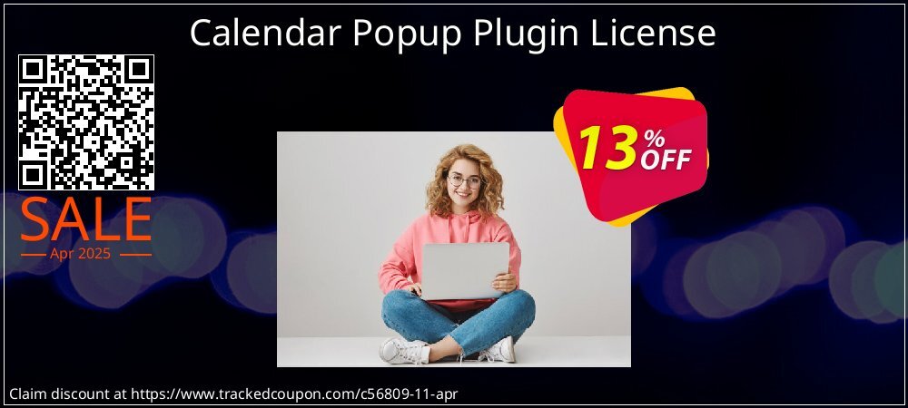 Calendar Popup Plugin License coupon on World Party Day offering sales