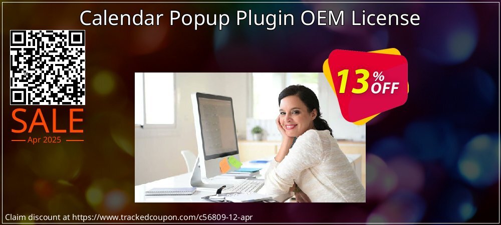 Calendar Popup Plugin OEM License coupon on Working Day discounts