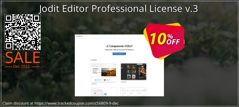 Jodit Editor Professional License v.3 coupon on April Fools' Day offer