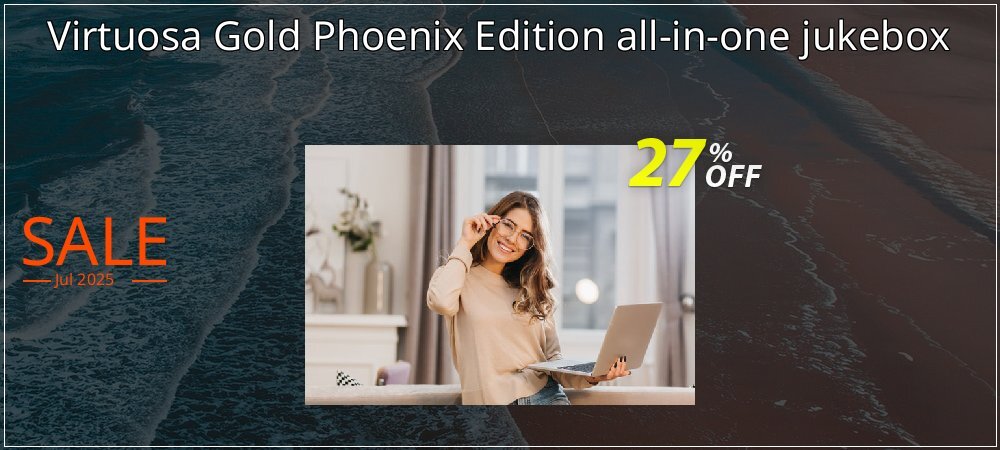 Virtuosa Gold Phoenix Edition all-in-one jukebox coupon on Video Game Day promotions