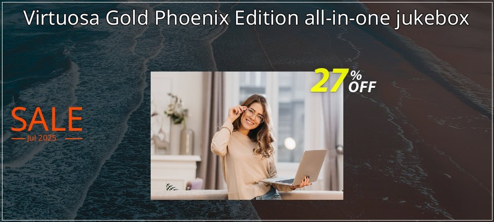 Virtuosa Gold Phoenix Edition all-in-one jukebox coupon on National Memo Day super sale