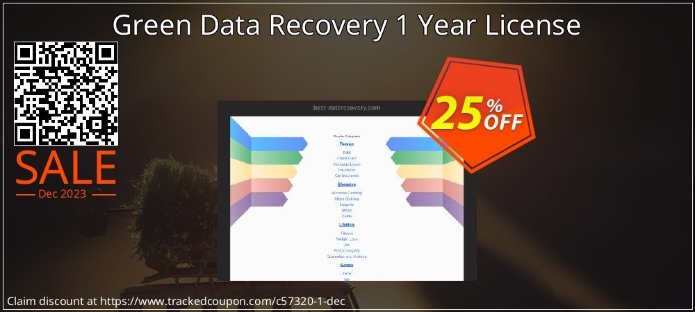 Green Data Recovery 1 Year License coupon on World Party Day offer