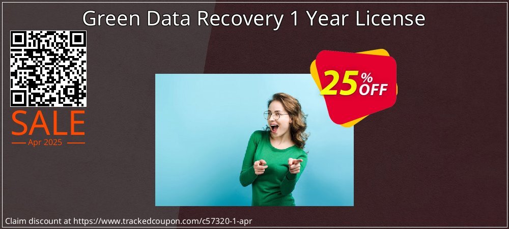 Green Data Recovery 1 Year License coupon on World Party Day offer