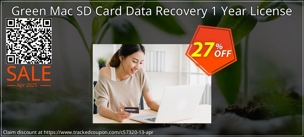 Green Mac SD Card Data Recovery 1 Year License coupon on Virtual Vacation Day offering discount