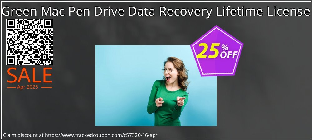 Green Mac Pen Drive Data Recovery Lifetime License coupon on World Party Day promotions