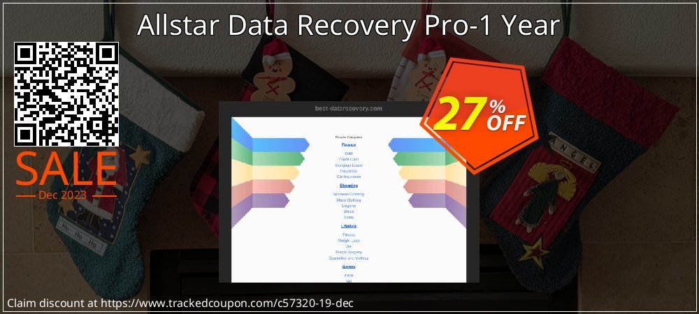 Allstar Data Recovery Pro-1 Year coupon on Tell a Lie Day offer