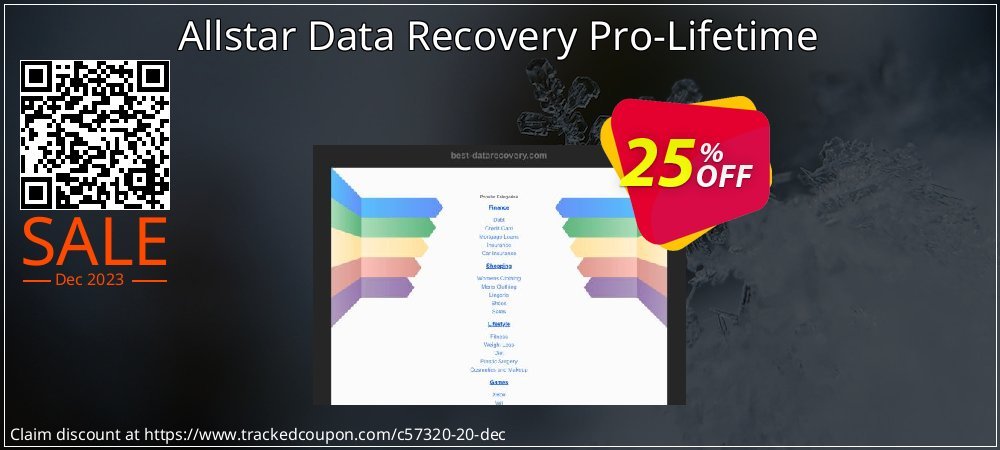 Allstar Data Recovery Pro-Lifetime coupon on National Walking Day discount
